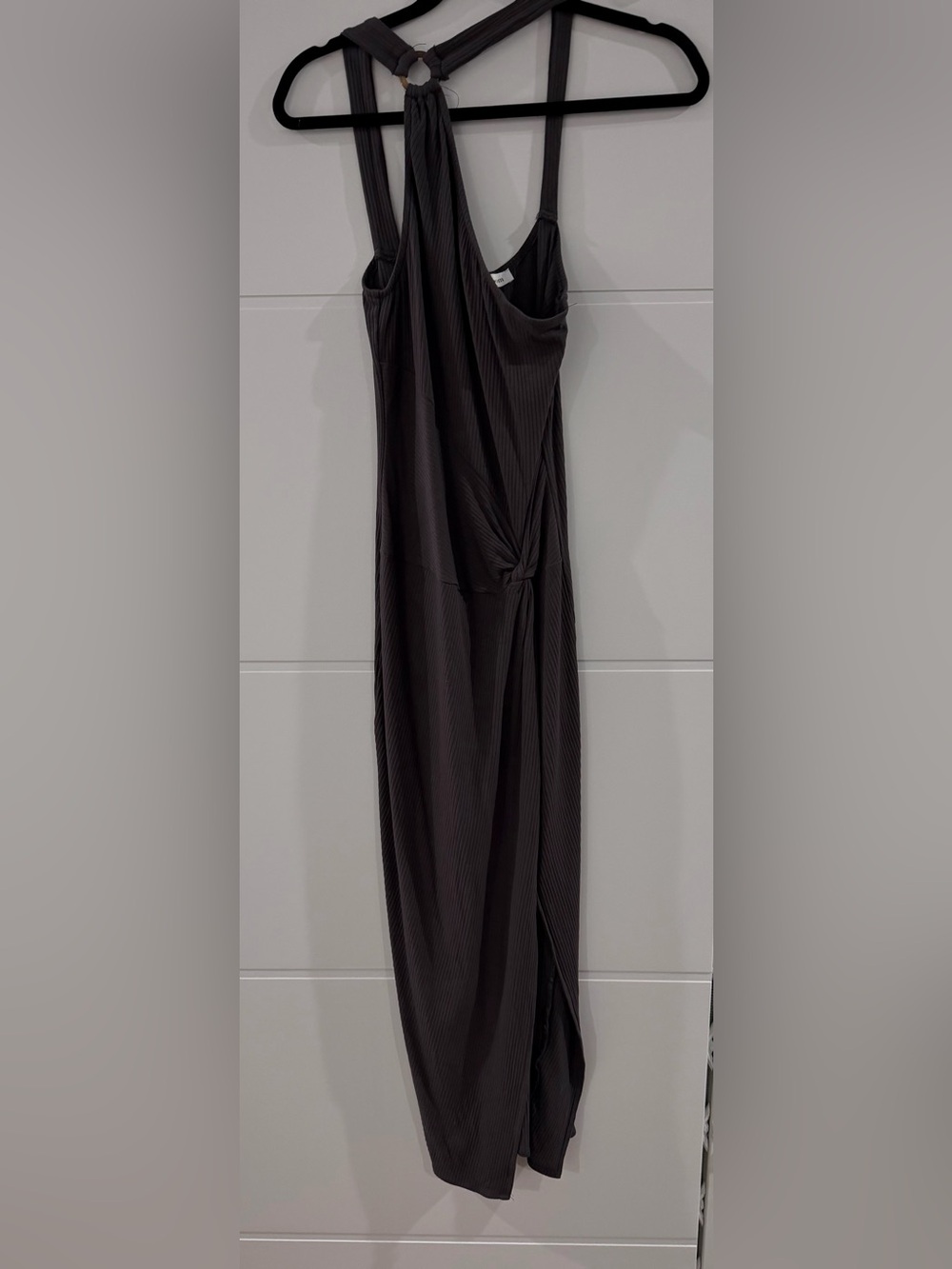 Heartloom Charcoal Knot-Detail Maxi Dress